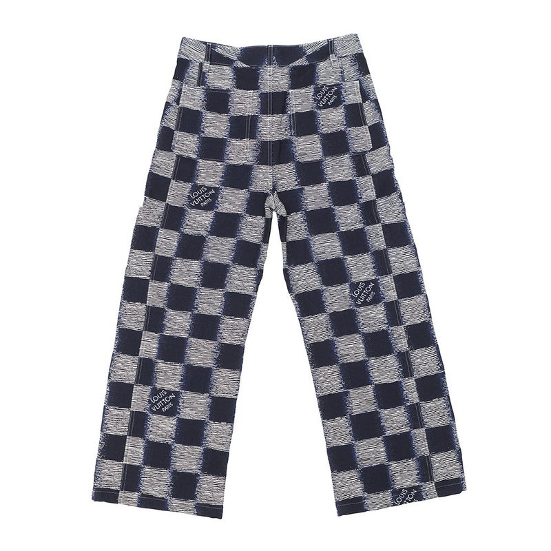 ルイヴィトン ボトムス ダミエ ウール パンツ メンズサイズ46 LOUIS VUITTON