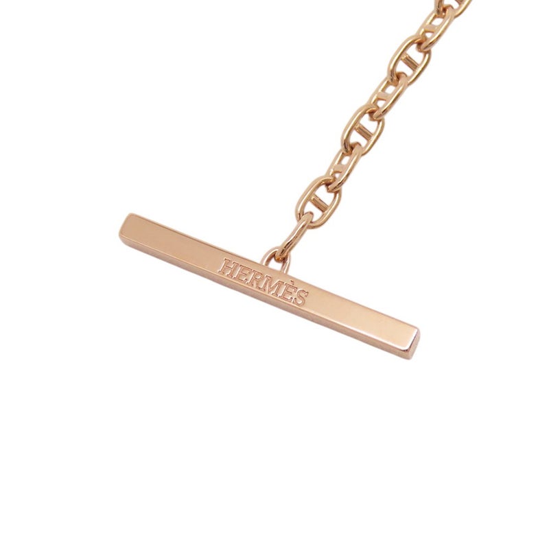エルメス ブレスレット シェーヌダンクル コントゥール ダイヤモンド 33P 計0.16ct K18PGピンクゴールド サイズST HERMES