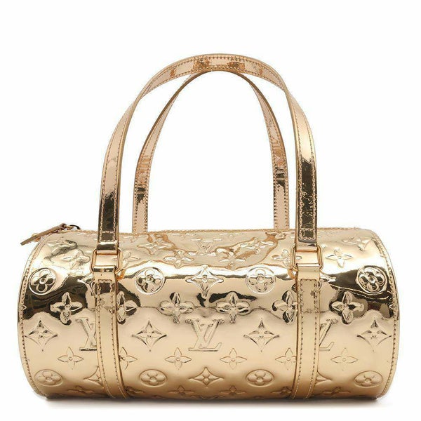 ルイヴィトン ハンドバッグ モノグラム・ミロワール パピヨン M95270 LOUIS VUITTON ゴールド