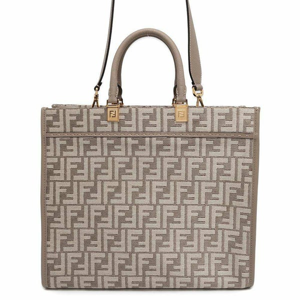 フェンディ ハンドバッグ FFロゴ サンシャイン SUNSHINE ミディアム 8BH386 FENDI ショルダーバッグ