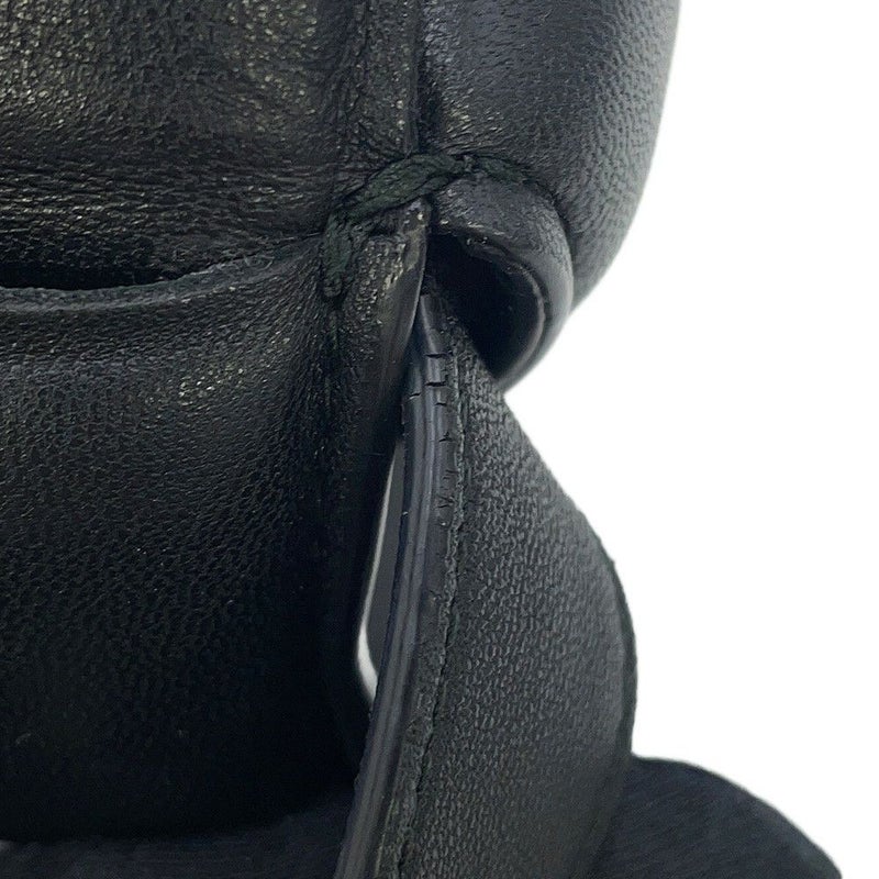 ボッテガヴェネタ ショルダーバッグ イントレチャート パデッド カセット ラムスキン 591970 BOTTEGA VENETA 黒