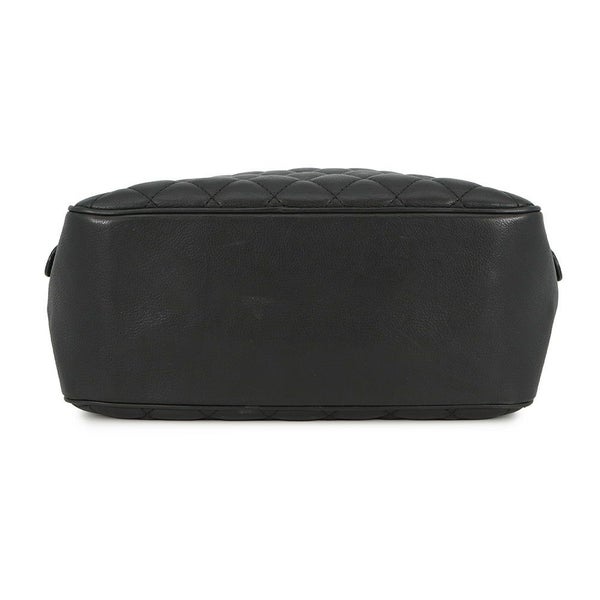 シャネル チェーンショルダーバッグ マトラッセ ココマーク バニティ ラムスキン  CHANEL 黒 2ｗay バッグ