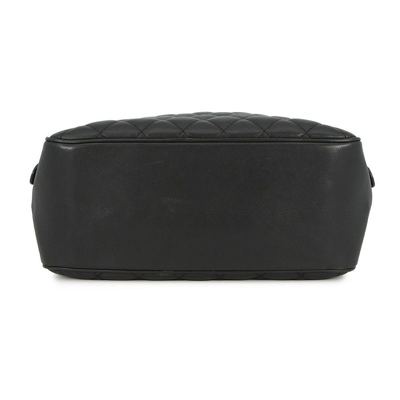 シャネル チェーンショルダーバッグ マトラッセ ココマーク バニティ ラムスキン  CHANEL 黒 2ｗay バッグ