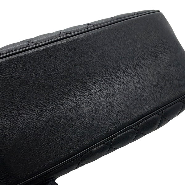 シャネル チェーンショルダーバッグ マトラッセ ココマーク バニティ ラムスキン  CHANEL 黒 2ｗay バッグ