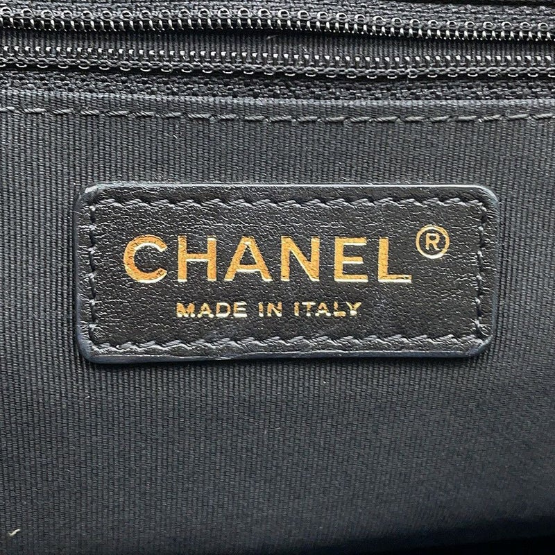 シャネル チェーンショルダーバッグ マトラッセ ココマーク バニティ ラムスキン  CHANEL 黒 2ｗay バッグ