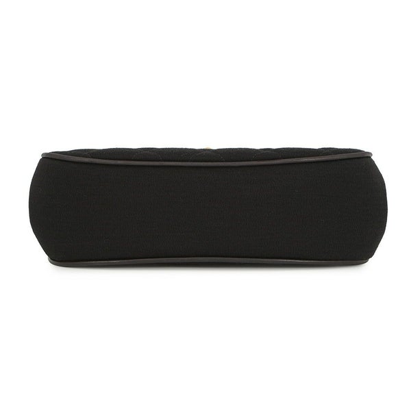 シャネル ハンドバッグ マトラッセ 2.55 コットン CHANEL 黒