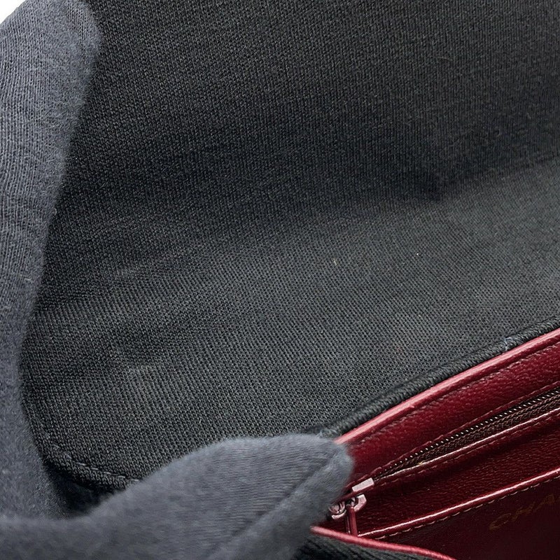 シャネル ハンドバッグ マトラッセ 2.55 コットン CHANEL 黒