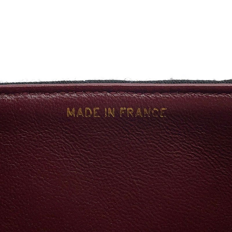 シャネル ハンドバッグ マトラッセ 2.55 コットン CHANEL 黒
