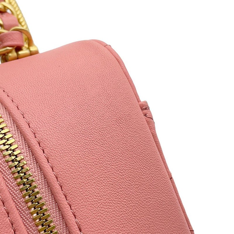 シャネル チェーンショルダーバッグ マトラッセ ココマーク バニティ トップハンドル ラムスキン AS3318 CHANEL バッグ