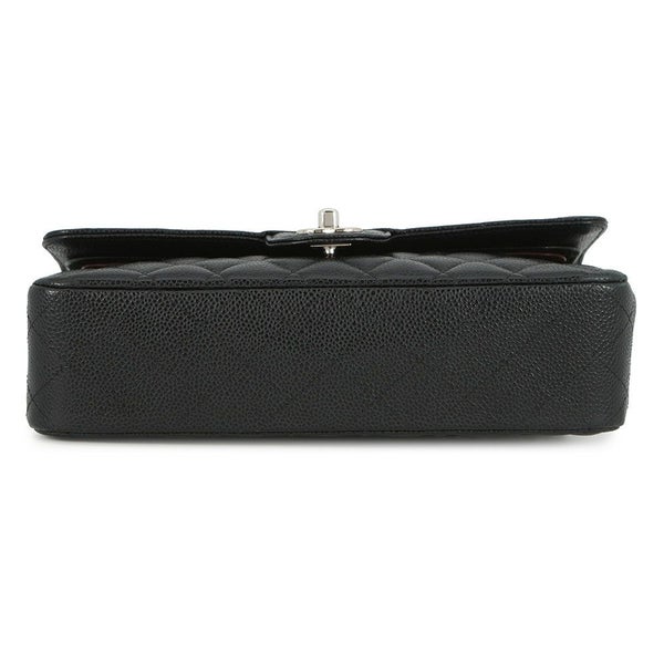 シャネル チェーンショルダーバッグ マトラッセ25 ココマーク キャビアスキン ダブルチェーン A01112 CHANEL 黒