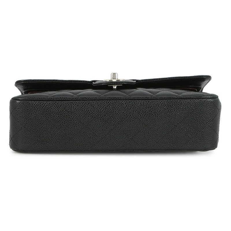 シャネル チェーンショルダーバッグ マトラッセ25 ココマーク キャビアスキン ダブルチェーン A01112 CHANEL 黒