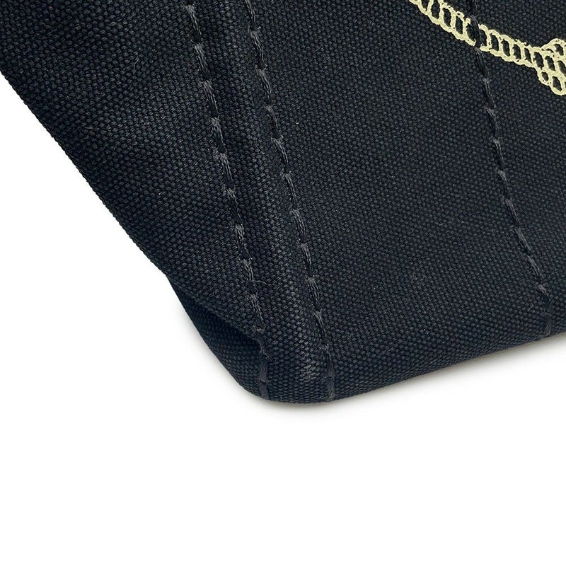 プラダ ハンドバッグ カナパ ロゴ ウッドハンドル キャンバス 1BG350 PRADA 2ｗayショルダーバッグ 黒 アウトレット品
