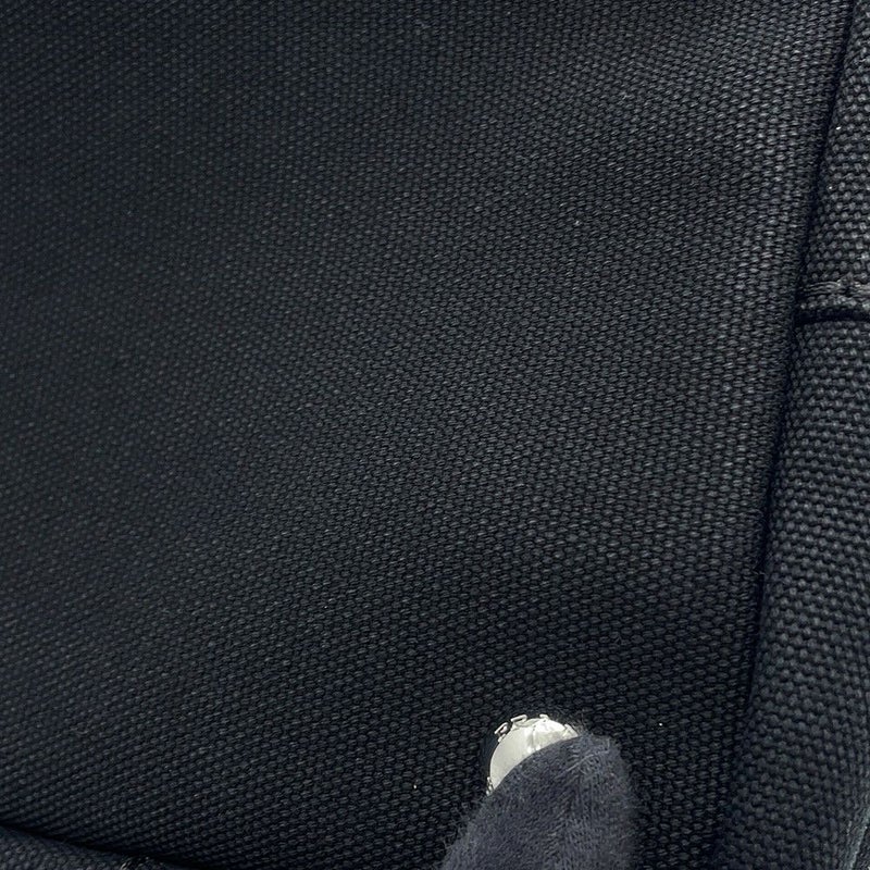 プラダ ハンドバッグ カナパ ロゴ ウッドハンドル キャンバス 1BG350 PRADA 2ｗayショルダーバッグ 黒 アウトレット品