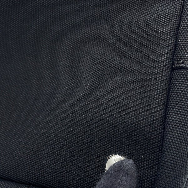 プラダ ハンドバッグ カナパ ロゴ ウッドハンドル キャンバス 1BG350 PRADA 2ｗayショルダーバッグ 黒 アウトレット品