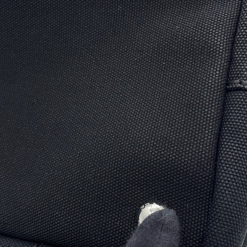 プラダ ハンドバッグ カナパ ロゴ ウッドハンドル キャンバス 1BG350 PRADA 2ｗayショルダーバッグ 黒 アウトレット品
