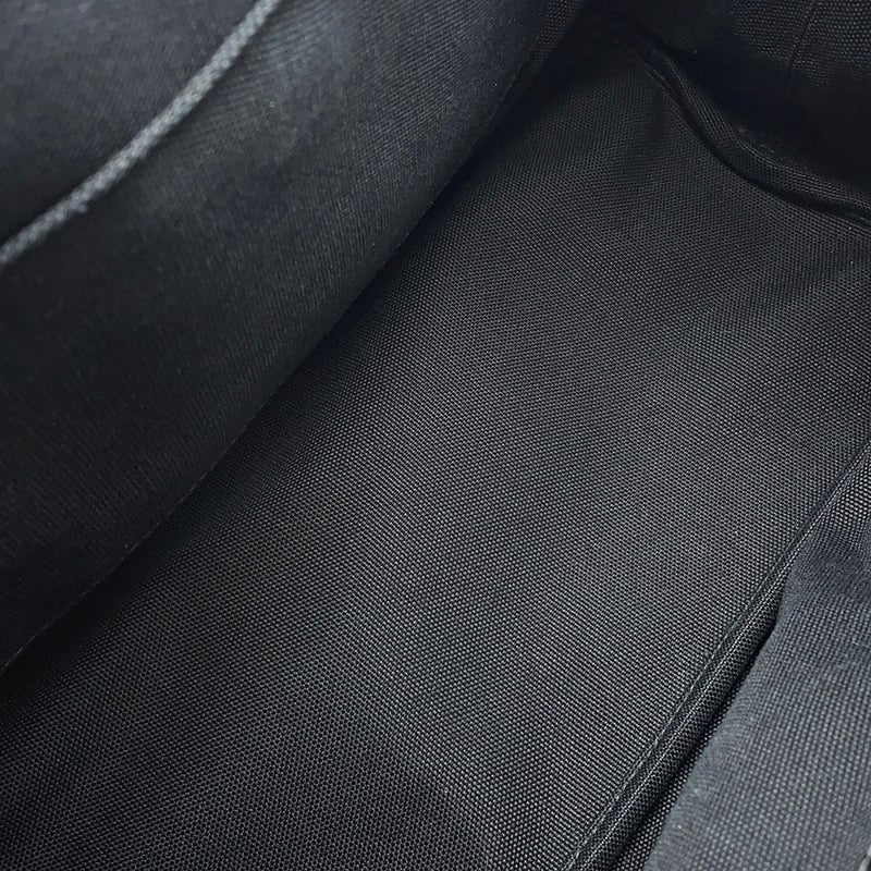 プラダ ハンドバッグ カナパ ロゴ ウッドハンドル キャンバス 1BG350 PRADA 2ｗayショルダーバッグ 黒 アウトレット品