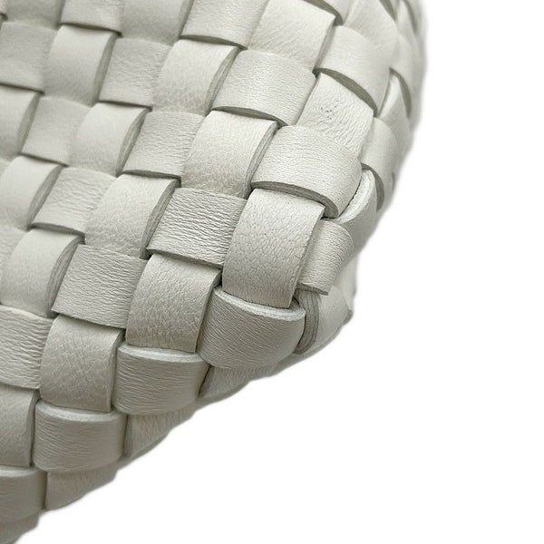 ボッテガヴェネタ ハンドバッグ イントレチャート カバ ミニ 777608 BOTTEGA VENETA 2way 白