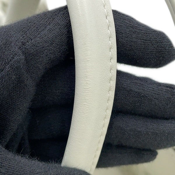 ボッテガヴェネタ ハンドバッグ イントレチャート カバ ミニ 777608 BOTTEGA VENETA 2way 白