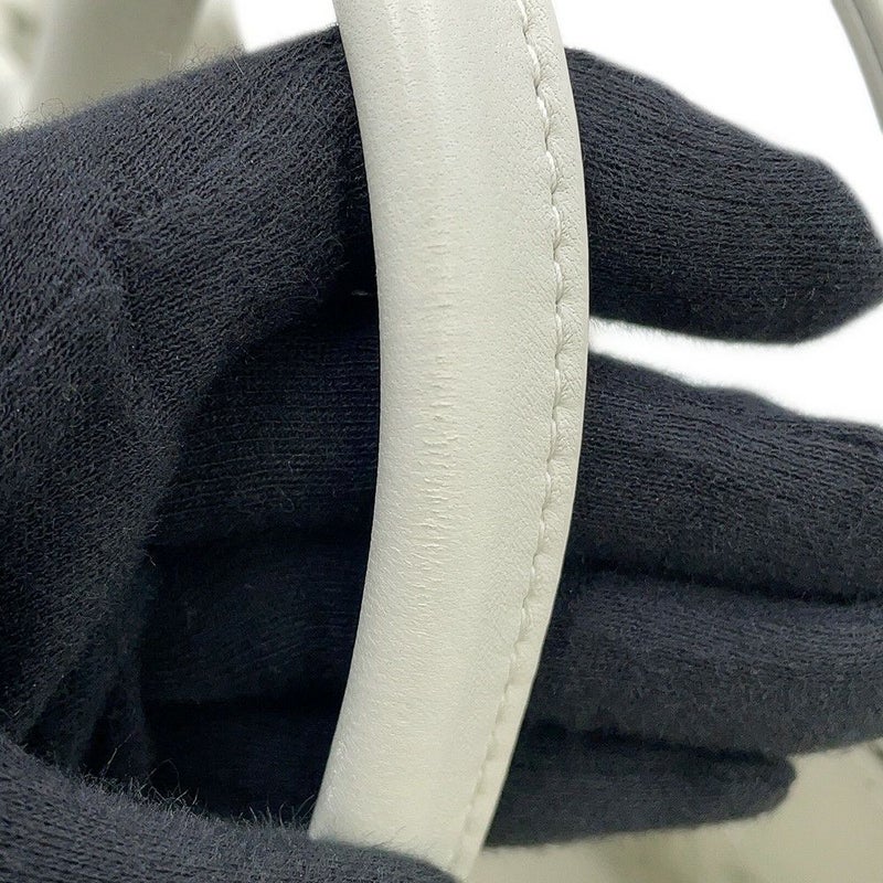 ボッテガヴェネタ ハンドバッグ イントレチャート カバ ミニ 777608 BOTTEGA VENETA 2way 白