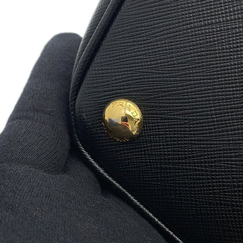プラダ ハンドバッグ ガレリア サフィアーノ レザー 1BA863 PRADA バッグ 2wayショルダーバッグ 黒