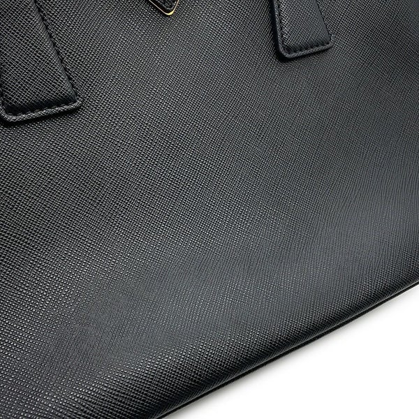 プラダ ハンドバッグ ガレリア サフィアーノ レザー 1BA863 PRADA バッグ 2wayショルダーバッグ 黒
