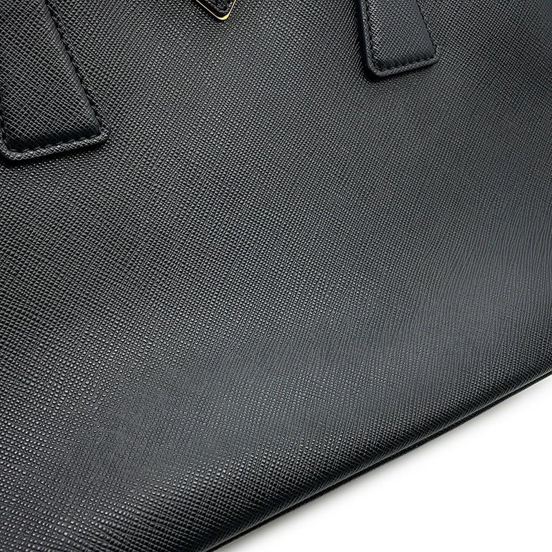 プラダ ハンドバッグ ガレリア サフィアーノ レザー 1BA863 PRADA バッグ 2wayショルダーバッグ 黒
