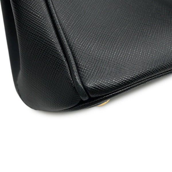 プラダ ハンドバッグ ガレリア サフィアーノ レザー 1BA863 PRADA バッグ 2wayショルダーバッグ 黒