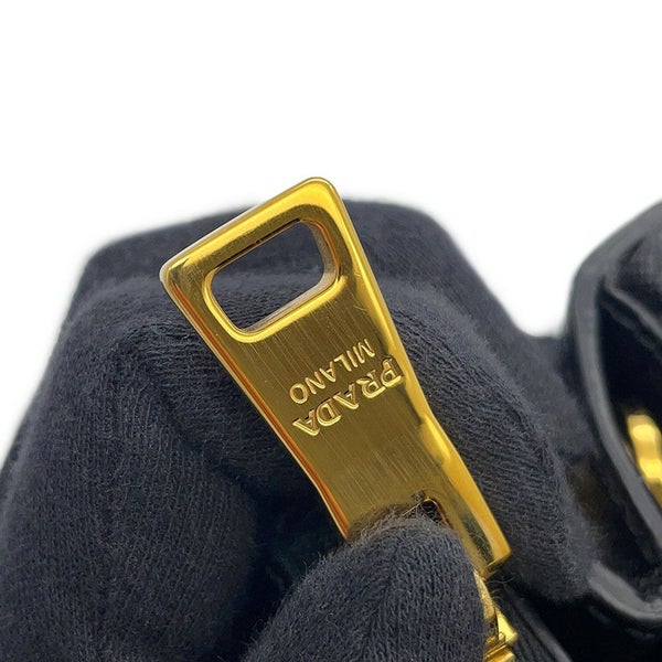 プラダ ハンドバッグ ガレリア サフィアーノ レザー 1BA863 PRADA バッグ 2wayショルダーバッグ 黒