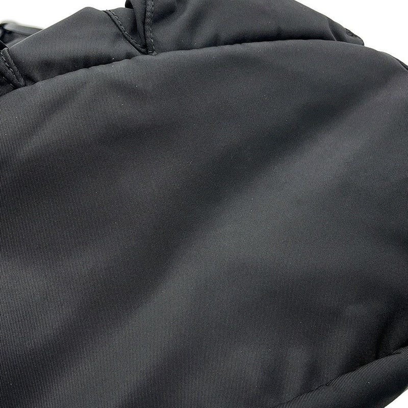 プラダ リュック トライアングルロゴ バックパック ナイロン/レザー BZ0030 PRADA リュックサック 黒
