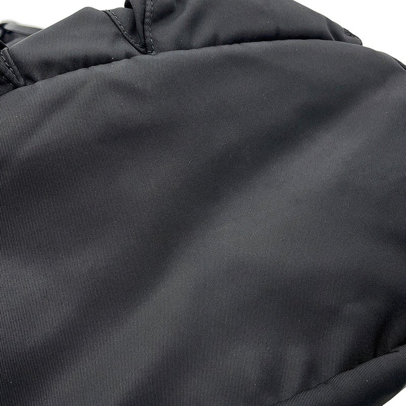 プラダ リュック トライアングルロゴ バックパック ナイロン/レザー BZ0030 PRADA リュックサック 黒