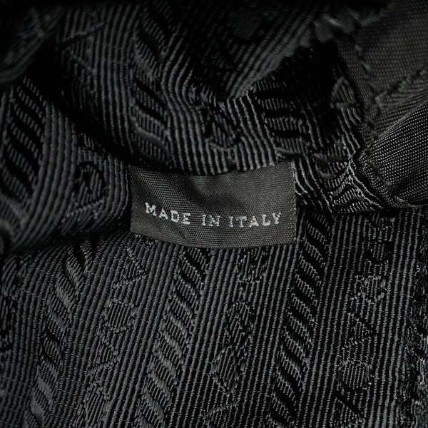 プラダ リュック トライアングルロゴ バックパック ナイロン/レザー BZ0030 PRADA リュックサック 黒