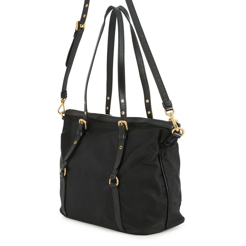プラダ トートバッグ ロゴ ナイロン レザー PRADA 2wayショルダーバッグ