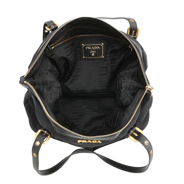 プラダ トートバッグ ロゴ ナイロン レザー PRADA 2wayショルダーバッグ