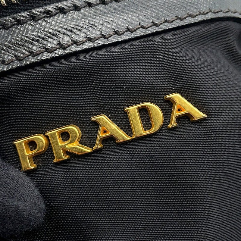 プラダ トートバッグ ロゴ ナイロン レザー PRADA 2wayショルダーバッグ
