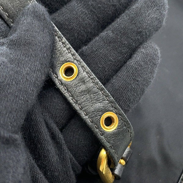 プラダ トートバッグ ロゴ ナイロン レザー PRADA 2wayショルダーバッグ