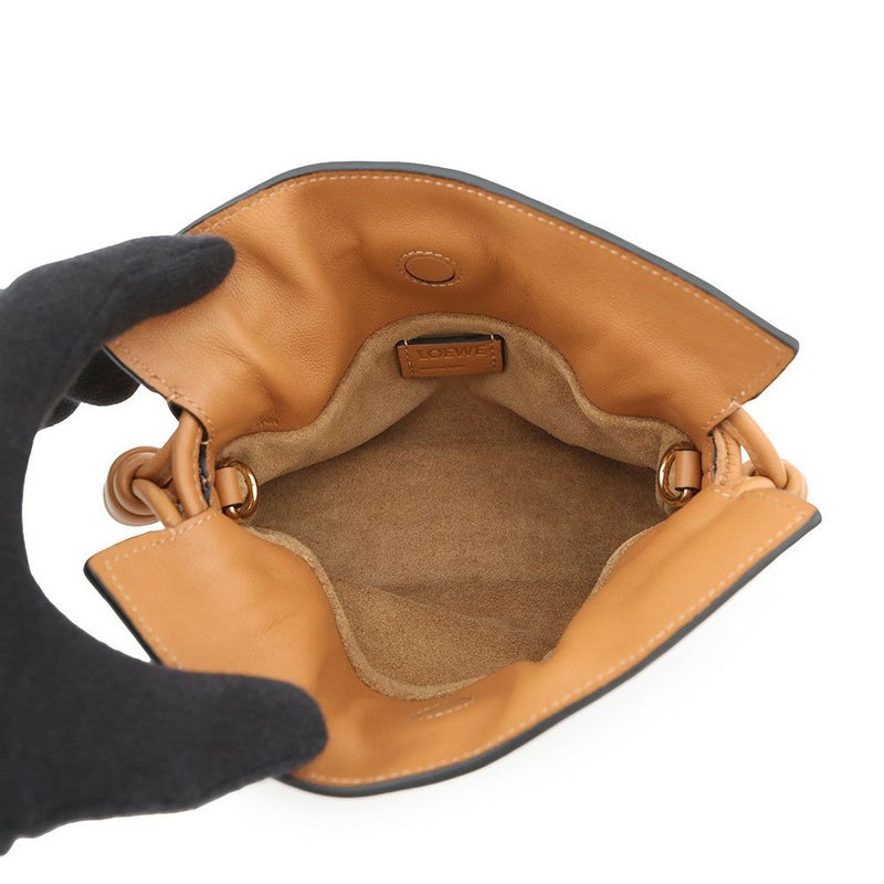 ロエベ チェーンショルダーバッグ フラメンコクラッチ ナノ A411FC6X01 2wayクラッチバッグ ミニバッグ