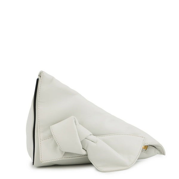 ロエベ クラッチバッグ リボン レザー 332.82.K78 LOEWE 白