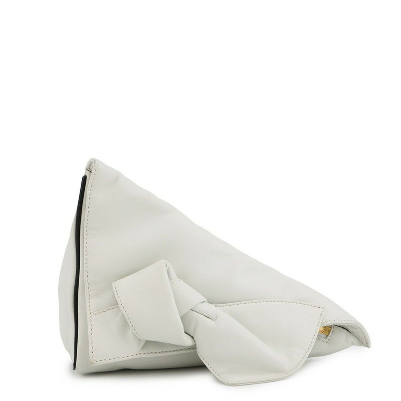 ロエベ クラッチバッグ リボン レザー 332.82.K78 LOEWE 白