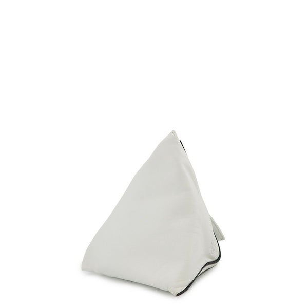 ロエベ クラッチバッグ リボン レザー 332.82.K78 LOEWE 白