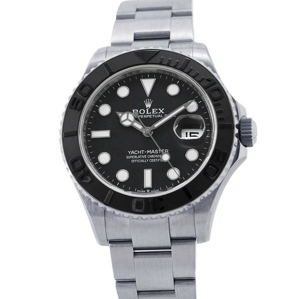 ロレックス ヨットマスター42 ランダムシリアル  226627 ROLEX 腕時計 黒文字盤