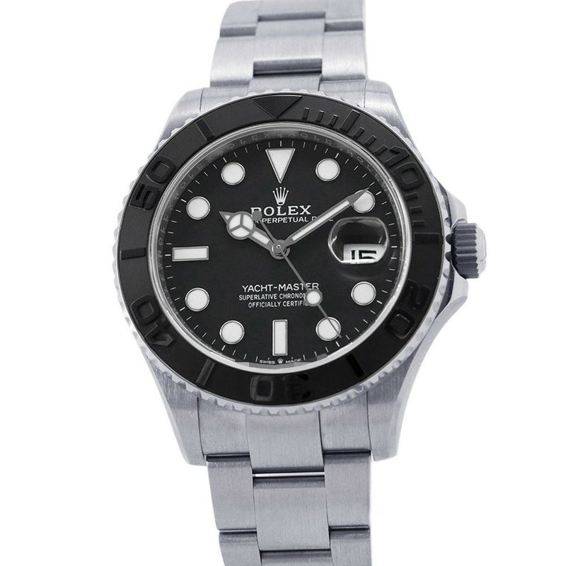 ロレックス ヨットマスター42 ランダムシリアル  226627 ROLEX 腕時計 黒文字盤