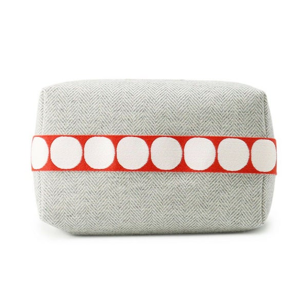 エルメス ポーチ ブリッド・ア・ブラック  アニモー・ブロックGM グラニット/シルバー金具 トワル・シェヴロン