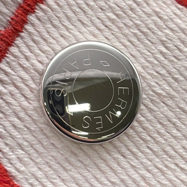 エルメス ポーチ ブリッド・ア・ブラック  アニモー・ブロックGM グラニット/シルバー金具 トワル・シェヴロン