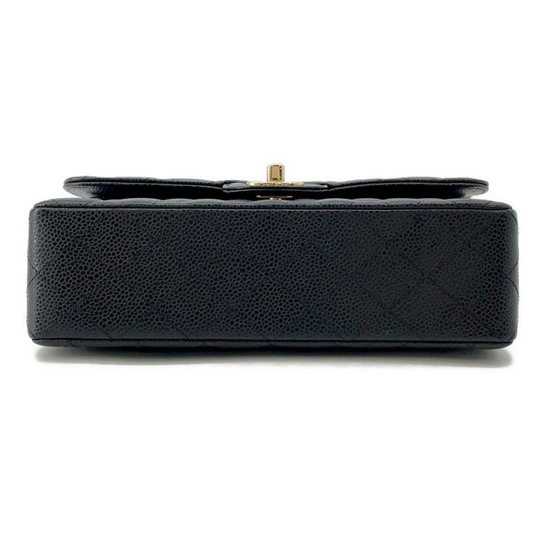 シャネル チェーンショルダーバッグ マトラッセ23 ココマーク ダブルチェーン A01113 CHANEL 黒