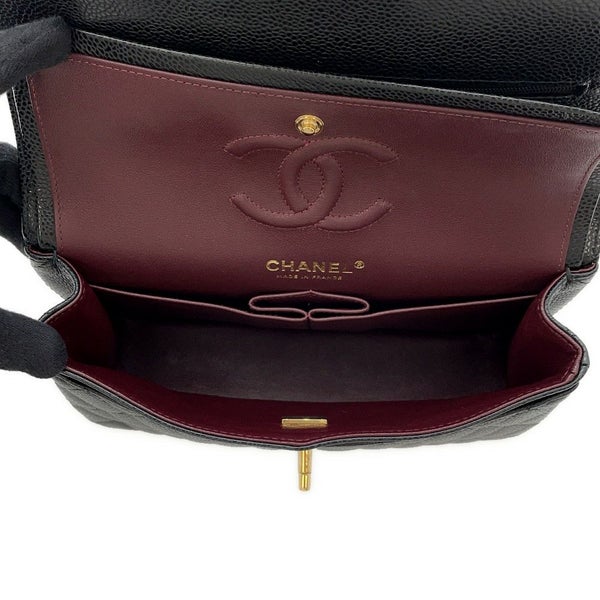 シャネル チェーンショルダーバッグ マトラッセ23 ココマーク ダブルチェーン A01113 CHANEL 黒