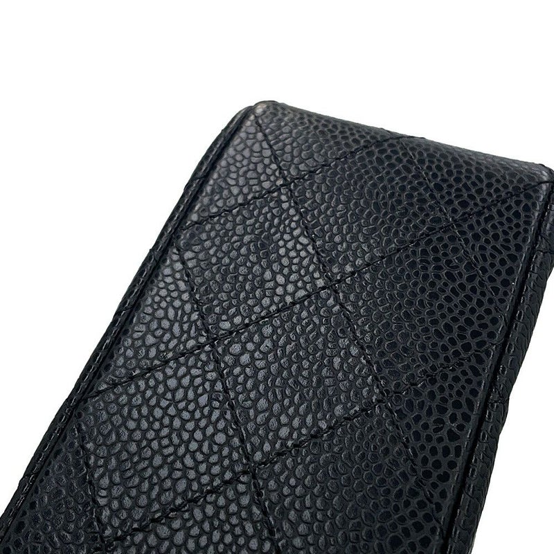 シャネル チェーンショルダーバッグ マトラッセ23 ココマーク ダブルチェーン A01113 CHANEL 黒