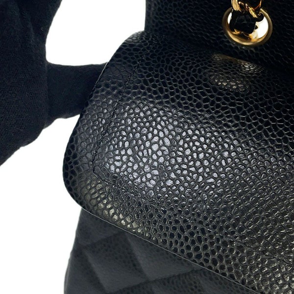 シャネル チェーンショルダーバッグ マトラッセ23 ココマーク ダブルチェーン A01113 CHANEL 黒