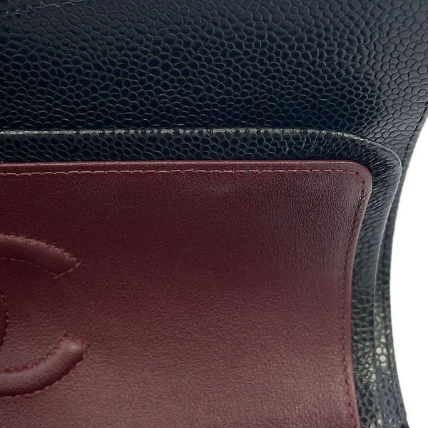 シャネル チェーンショルダーバッグ マトラッセ23 ココマーク ダブルチェーン A01113 CHANEL 黒