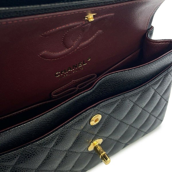 シャネル チェーンショルダーバッグ マトラッセ23 ココマーク ダブルチェーン A01113 CHANEL 黒