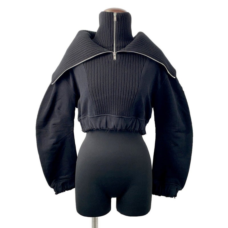 モンクレール ニット ウィロースミス ハーフジップ J209T8G00005 レディースサイズXS MONCLER 黒